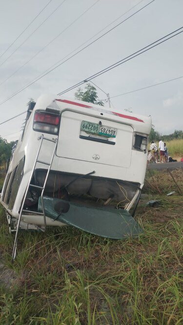 Bus se accidenta en Punta Chame; conductor marcó embriaguez comprobada