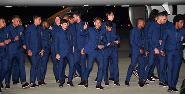 Sol y playa para la Seleçao en su primer día en Rusia