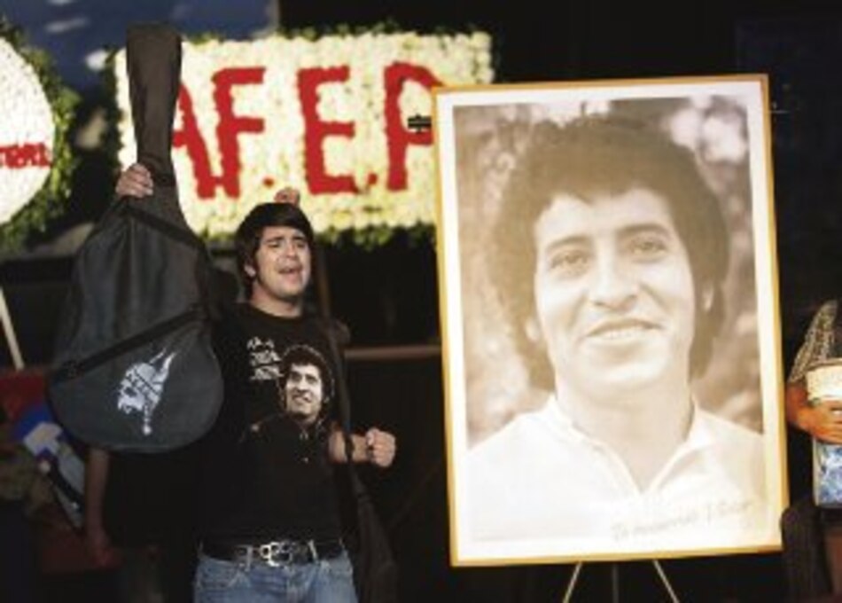 El postergado funeral de Jara