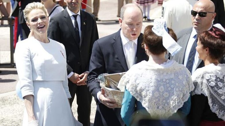 Alberto de Mónaco y Charlene bautizan a sus gemelos
