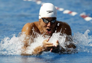 Panameño Edgar Crespo avanza a la final en sudamericano de natación