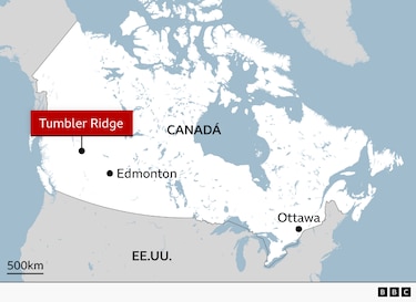 Un tiroteo en una escuela y una casa en el oeste de Canadá deja al menos 9 muertos y 25 heridos