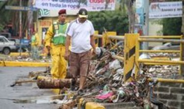 Más de mil personas afectadas por lluvias en Nicaragua