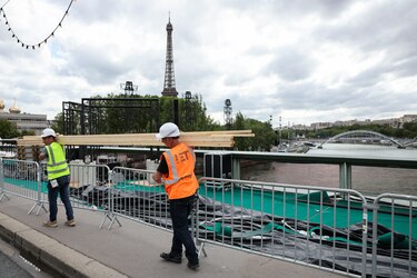 Así se encuentran las calles de París a solo horas de la inauguración de los Juegos Olímpicos