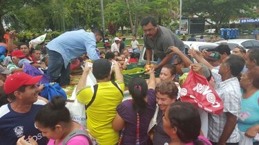 Cansados de las importaciones, chiricanos regalan cebolla