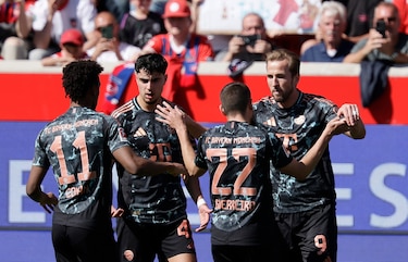 El Bayern no siente la resaca de la Champions y aniquila al Heidenheim