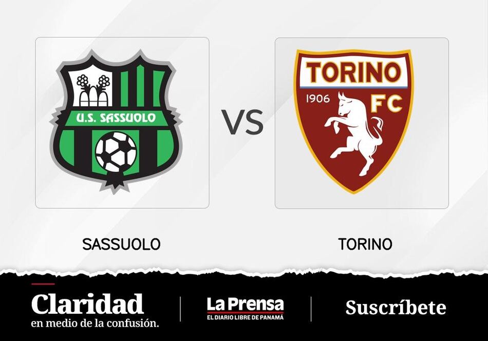 Sassuolo frente a Torino