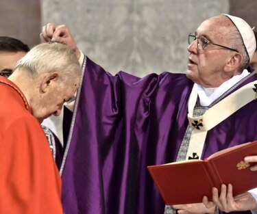 Papa Francisco celebra en Roma el Miércoles de Ceniza