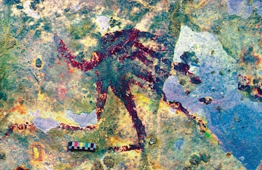 Descubren en Indonesia la obra de arte figurativo más antigua