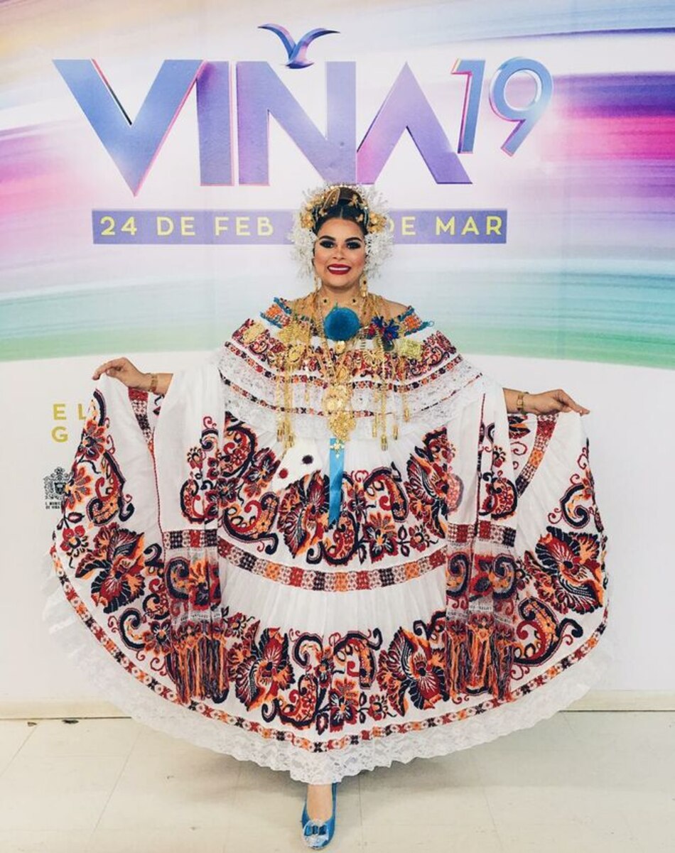 Margarita Henríquez se luce en la Quinta Vergara y clasifica a la final de la competencia folclórica