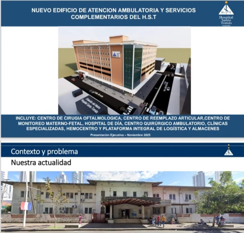 Hospital Santo Tomás tendrá un nuevo edificio dedicado a la atención ambulatoria