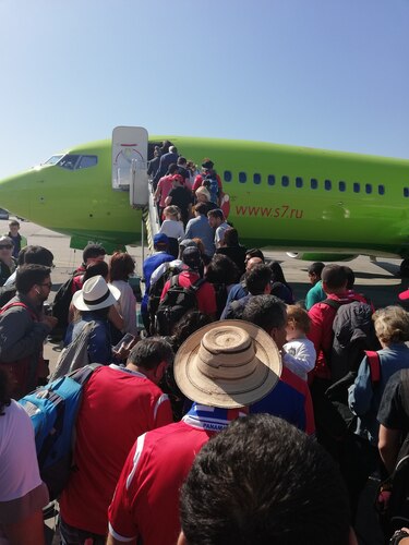 La Marea Roja dice presente en Sochi