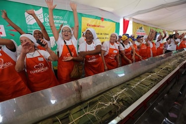 Récord Guinness a la hallaca más grande del mundo