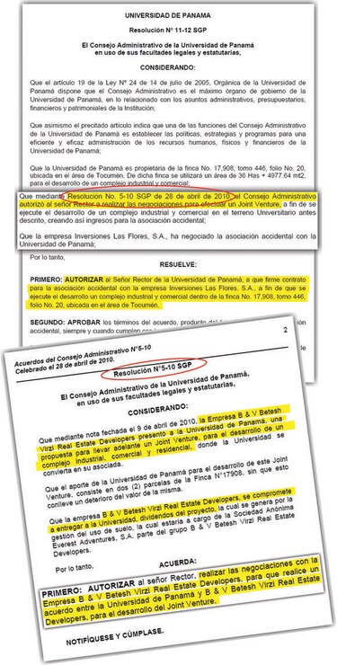 Universidad de Panamá, de negocios con el ‘círculo cero’