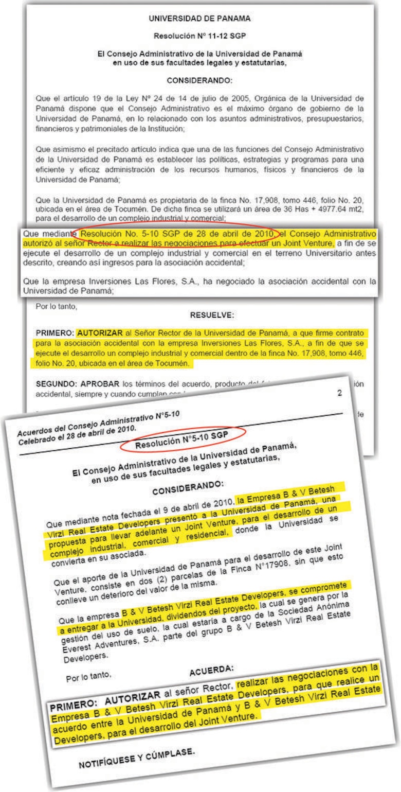 Universidad de Panamá, de negocios con el ‘círculo cero’
