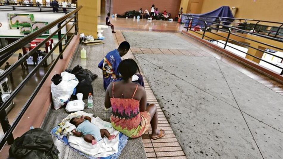 Terminal de transporte de  Albrook, el nuevo refugio de migrantes africanos