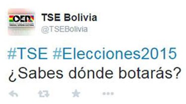 Despiden a funcionario electoral boliviano por error ortográfico en Twitter