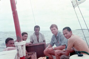 De Cartagena a las Islas de San Bernardo a bordo de La Doris, 1970