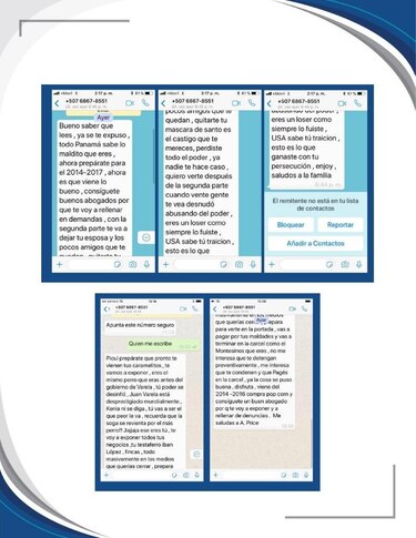 Varela presenta denuncia por amenazas recibidas vía WhatsApp