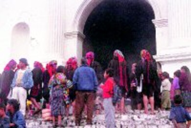 El mercado de Chichicastenango