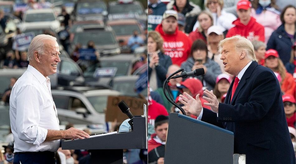 Biden dice que sin duda ganará; Trump recurre a las cortes