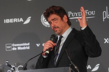 Benicio del Toro, Platino de Honor: ‘Los latinos no somos todos iguales’