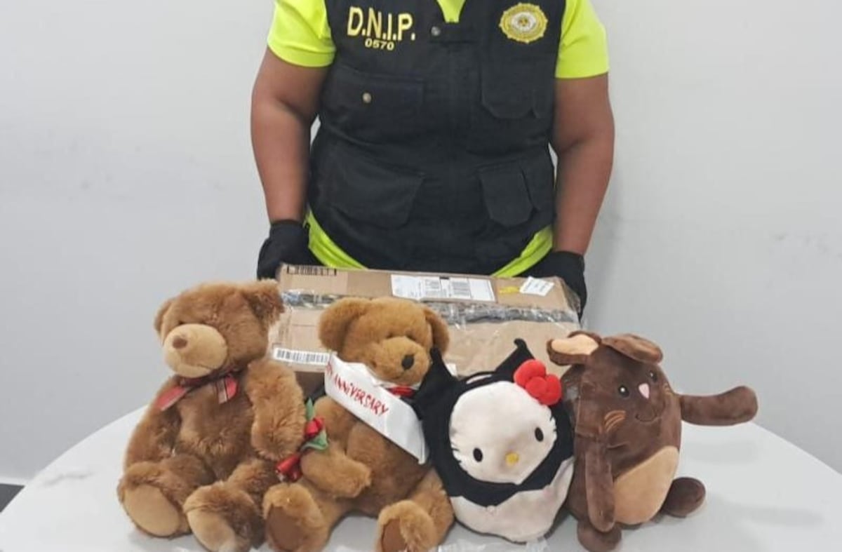 Descubren droga oculta en osos de peluche procedentes de Estados Unidos