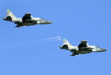 Ucrania dice que sus dos cazas fueron abatidos desde territorio ruso