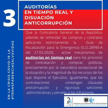 Libertad Ciudadana plantea recomendaciones para uso transparente de los fondos durante la emergencia por el Covid-19