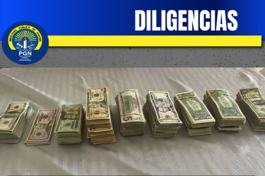 Allanamiento en Condado del Rey: aprehenden a una persona con más de $34 mil