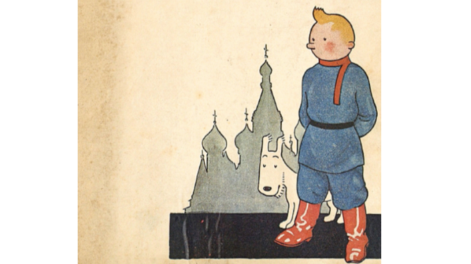 Un dibujo para un álbum de Tintín, a una subasta récord