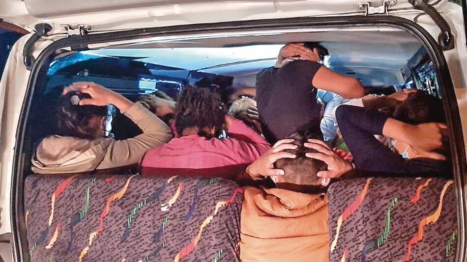 Red de trata transportaba migrantes nicaragüenses