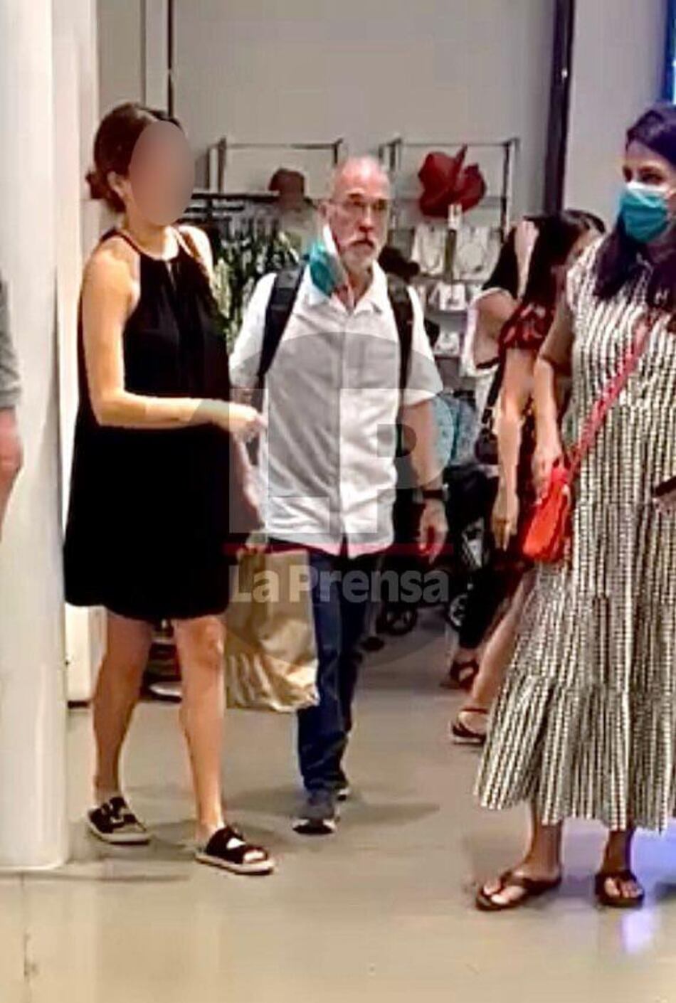 El alcalde José Luis Fábrega, de compras en Madrid