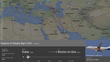 Avión Boeing se estrella en el sur de Rusia: 61 muertos
