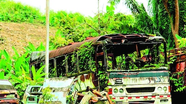Autobús 8B-06, un infierno de 400 grados centígrados