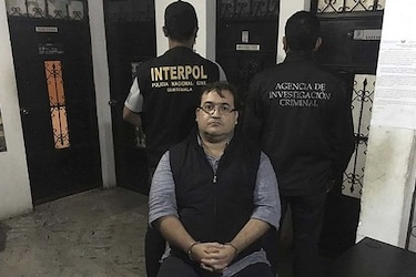 Detienen en Guatemala al exgobernador mexicano Javier Duarte