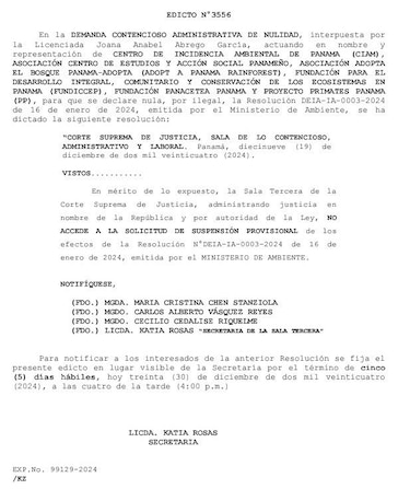 Puerto Barú: Gremios respaldan la decisión de la Corte; ambientalistas lo califican de ‘terrible’