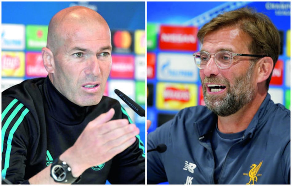 El ‘afortunado’ Zinedine ante el ‘esperanzado’ Klopp