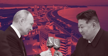 Cómo es el controvertido balneario al estilo Benidorm en Corea del Norte que recibió el primer grupo de turistas rusos