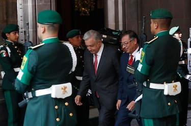López Obrador y Petro se reúnen para hablar sobre drogas y migración