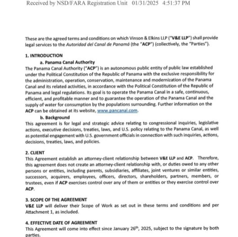 Firma de abogados estadounidense ha recibido hasta $6.9 millones de la ACP