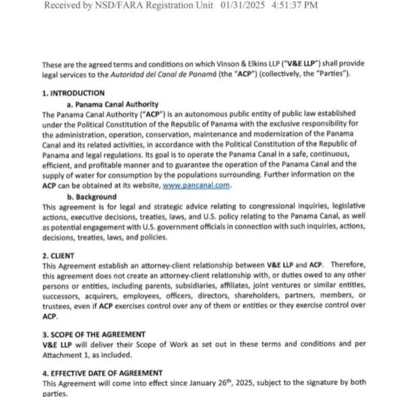 Firma de abogados estadounidense ha recibido hasta $6.9 millones de la ACP