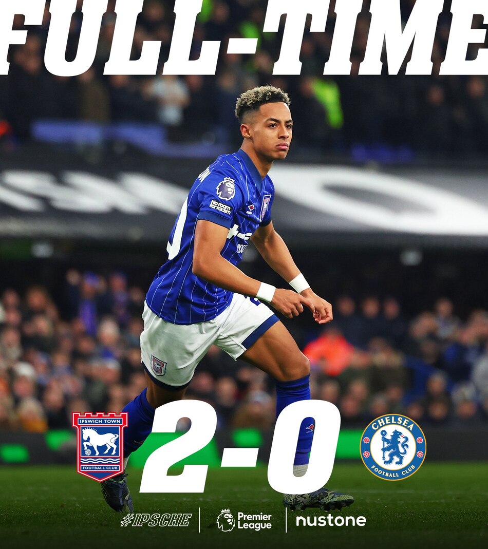 El Chelsea naufraga y permite al Ipswich sumar su primera victoria como local