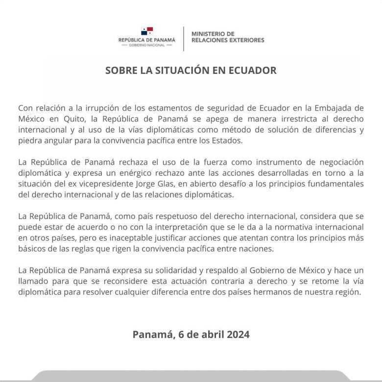 ‘Glas es un delincuente común y México, a sabiendas de eso, le da el asilo’