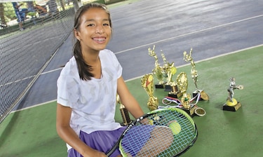 Karla Viviana, una promesa del tenis nacional