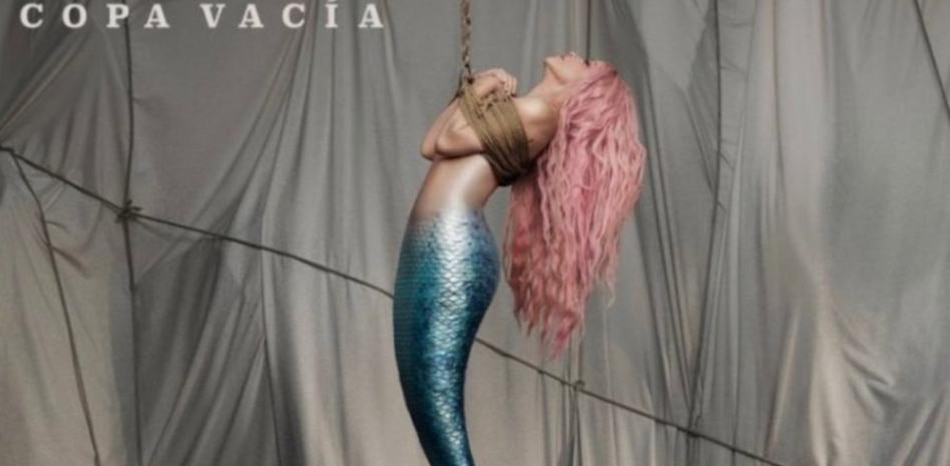 Shakira, una sirena en la portada de su nueva canción ‘Copa vacía’