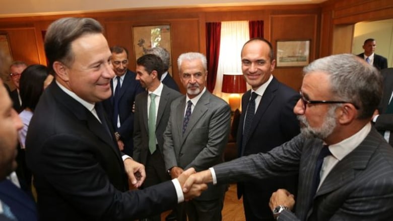 Presidente Varela se reúne con empresarios para relanzar las relaciones comerciales con Italia