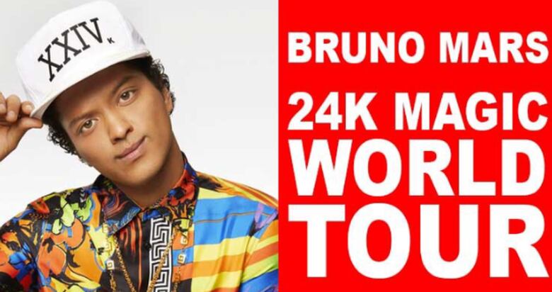 Bruno Mars se presentará en Costa Rica el 7 de diciembre