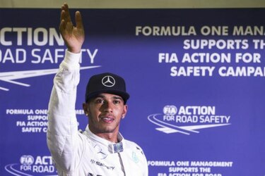 Hamilton partirá en la punta en el Gran Premio de Singapur