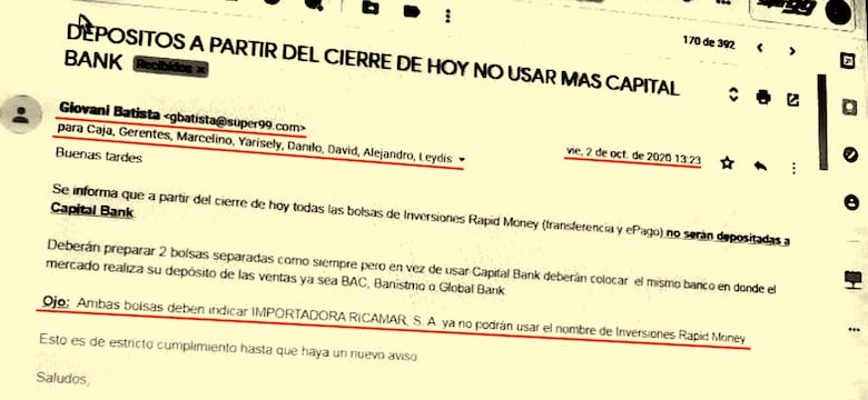 Una empresa de remesas desvía dinero al Súper 99, después que un banco le cerró su cuenta